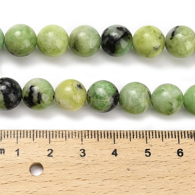 Natural Serpentine Beads Strands G-Z110-C04-10mm-1