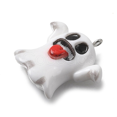 Halloween Opaque Resin Pendants LS-CRES-D318-02C-P-1