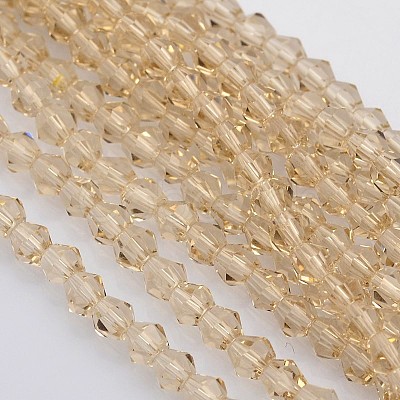 Bicone Glass Beads Strands EGLA-P016-3mm-12-1