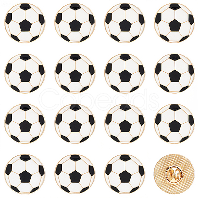 16Pcs Alloy Brooches JEWB-SC0001-80-1