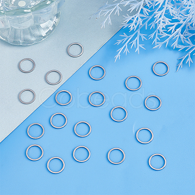 100Pcs 304 Stainless Steel Linking Ring STAS-UN0041-24-1
