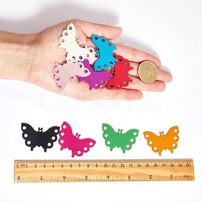 20 Pcs 10 Colors Aluminum Blank Chandelier Components Links ALUM-SZ0001-04-1
