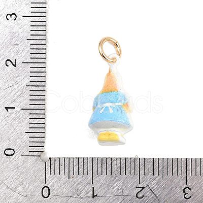 304 Stainless Steel Enamel Pendants X-STAS-F358-01G-12-1