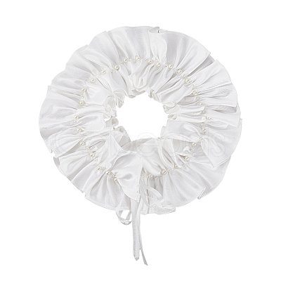 Polyester Lady Tulle Collars AJEW-WH20072-25A-1