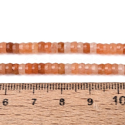 Natural Red Aventurine Beads Strands G-Q606-46A-06-1