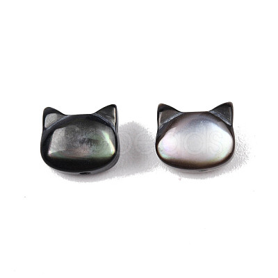 Natural Black Lip Shell Beads SSHEL-N003-147A-1