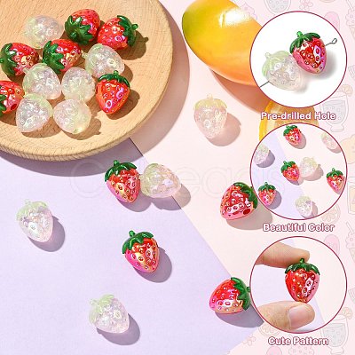 20Pcs 2 Colors Electroplate Opaque Acrylic Pendants PACR-CJ0001-43-1