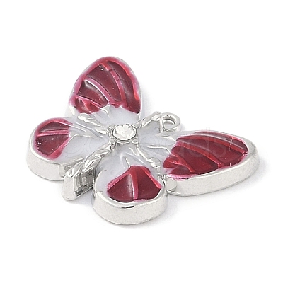 Rack Plating Alloy Enamel Pendants PALLOY-F018-22P-05-1