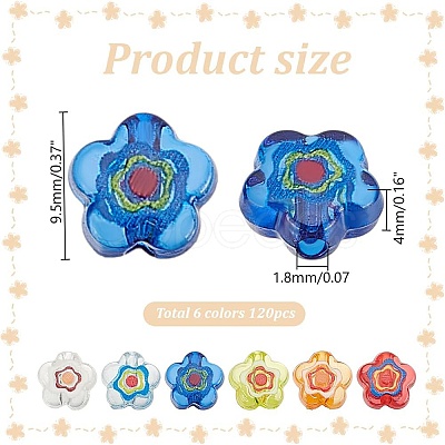 120Pcs DIY Beads Kits DIY-AR0003-98-1