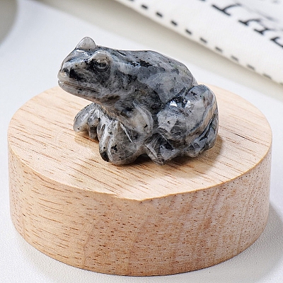 Natural Labradorite Carved Healing Frog Figurines PW-WG28161-19-1