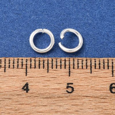Brass Open Jump Rings KK-G604-08S-02-1