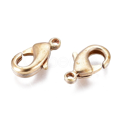 Brass Lobster Claw Clasps KK-902-C-01-NF-1