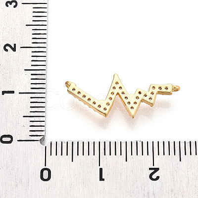 Brass Micro Pave Cubic Zirconia Pendants KK-N263-35G-1