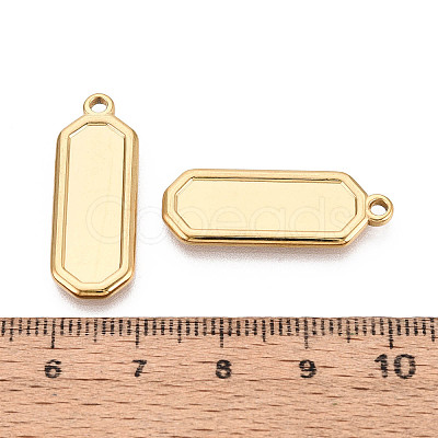 304 Stainless Steel Pendant Cabochon Settings STAS-N108-63G-1