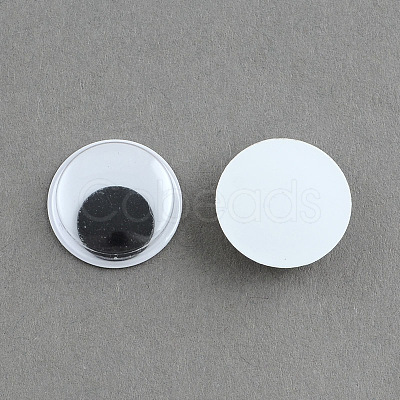 Black & White Large Wiggle Googly Eyes Cabochons DIY Scrapbooking Crafts Toy Accessories X-KY-S002-50mm-1