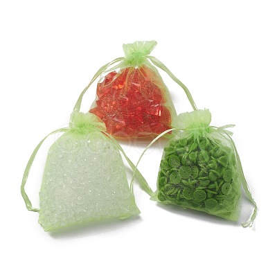 Organza Gift Bags with Drawstring OP-R016-9x12cm-11-1