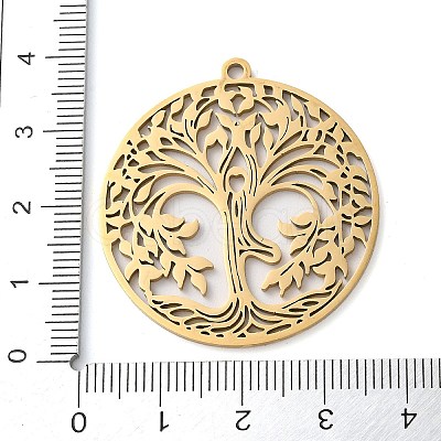 304 Stainless Steel Pendants STAS-R116-08G-1