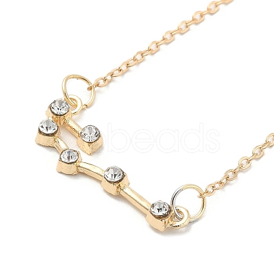 3Pcs Alloy Rhinestones Anklets LS-AJEW-S083-01G-05-1