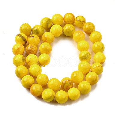 Natural Striped Stone Beads Strands G-D315-A01-04-8mm-1