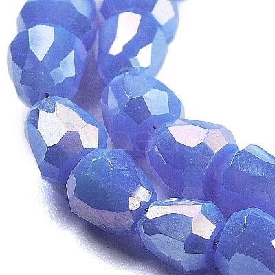 Electroplate Glass Beads Strands EGLA-D030-P4mm-B05-1