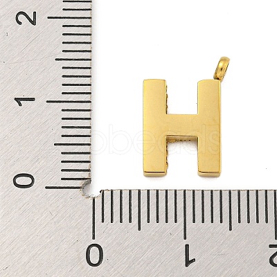 Ion Plating(IP) 304 Stainless Steel Charms STAS-G345-01G-H-1