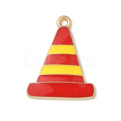 Alloy Enamel Pendants FIND-C074-01G-01-1
