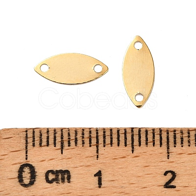 Brass Connector Charms KK-F907-02A-G-1