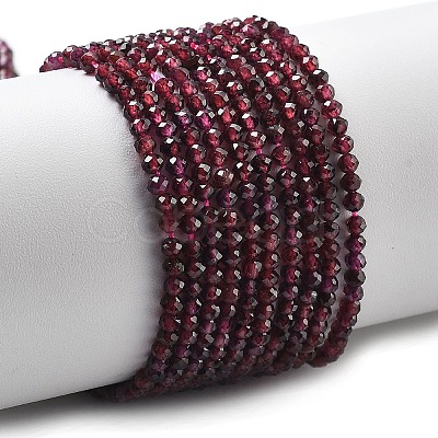 Natural Garnet Beads Strands G-H079-A01-02B-1
