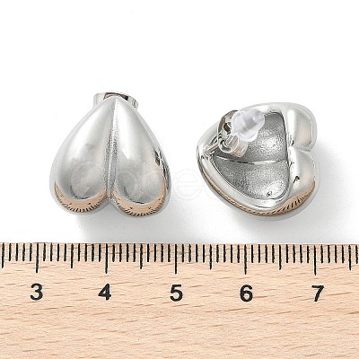 304 Stainless Steel Stud Earrings for Women EJEW-U051-05P-1