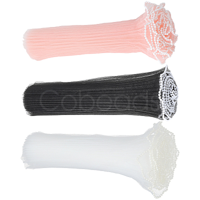 3 Bags 3 Colors Organza Flower Wrapping Bouquet Paper DIY-CY0001-79-1
