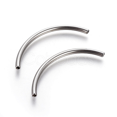 Non-Tarnish 304 Stainless Steel Tube Beads X-STAS-G192-19P-1