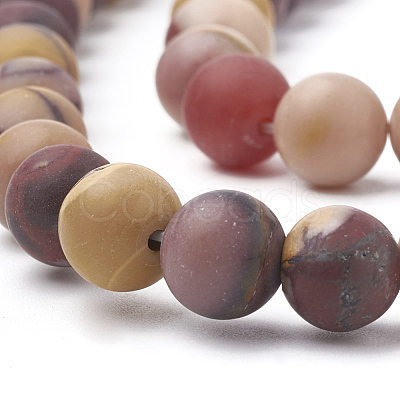 Natural Mookaite Beads Strands G-T106-158-1