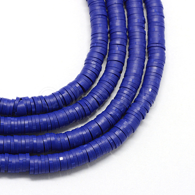 Handmade Polymer Clay Beads CLAY-R067-6.0mm-A09-1