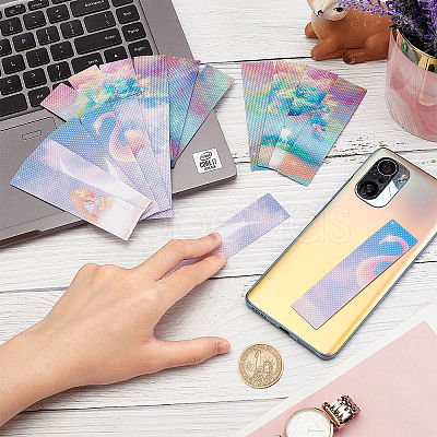 PEVA & Waterproof PVC Plastic Paper Stickers Set DIY-CP0008-01B-1