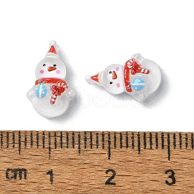 White Christmas Series Resin Cabochons CRES-Q006-02F-1