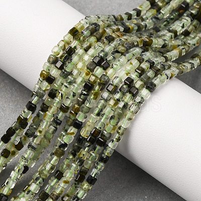 Natural Prehnite Beads Strand G-RM241221-K3-1