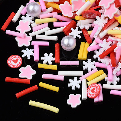 Handmade Polymer Clay Cabochons X-CLAY-N006-83-1