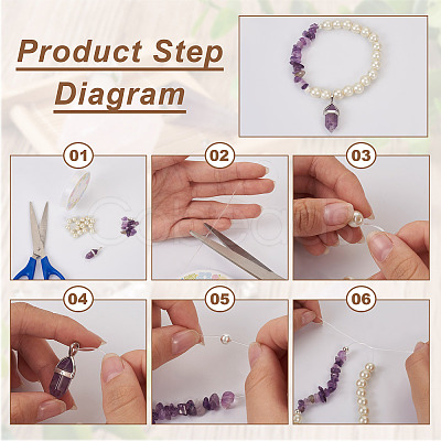 9Pcs 9 Styles Natural Gemstone Pendants G-PJ0001-02-1