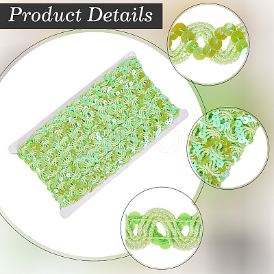 Polyester Paillette Beads OCOR-WH20004-06E-1