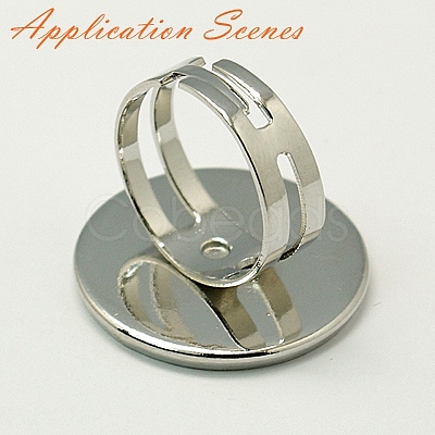 316 Surgical Stainless Steel Ring Band for Jewelry Making STAS-C125-03S-1