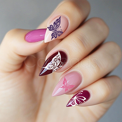 304 Stainless Steel DIY Nail Art Templates MRMJ-WH0117-005-1