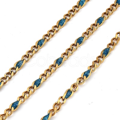 Ion Plating(IP) 304 Stainless Steel Enamel Chains CHS-Q005-06G-10-1