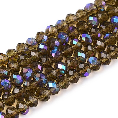 Electroplate Glass Beads Strands EGLA-A044-T4mm-L16-1