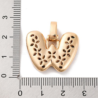 Brass Micro Pave Cubic Zirconia Pendants KK-C076-29W-G02-1