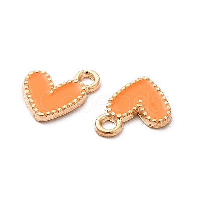 Alloy Enamel Charms FIND-G055-20G-06-1