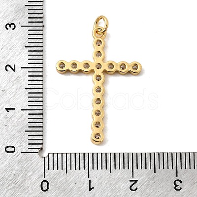 Brass Micro Pave Cubic Zirconia Pendants KK-I360-006G-05-1