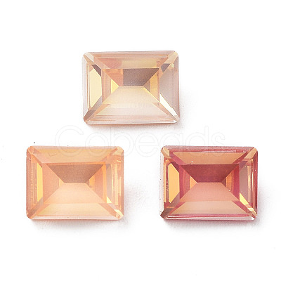 Electroplate K9 Glass Rhinestone Cabochons RGLA-M016-G04-AM-1