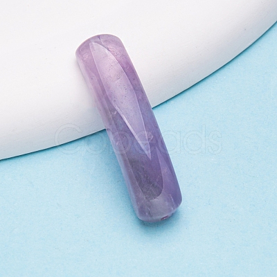 Natural Amethyst Curved Rectangle Links PW-WGACC19-02-1