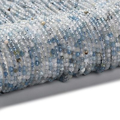 Natural Aquamarine Beads Strands G-RM2025-A17-2mm-1