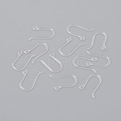 Resin Earring Hooks X-RESI-J021-10B-1